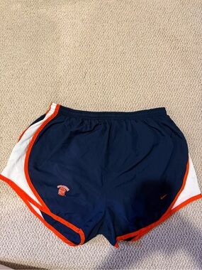 Nike Women's Navy and White Team Shorts
